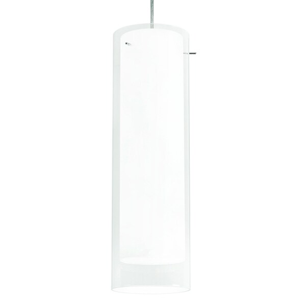 View LED Pendant - 3000K - 120-277V - Satin Nickel - White